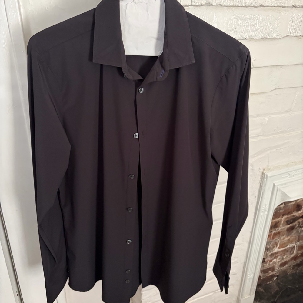 Mizzen+Main Black Dress Shirt